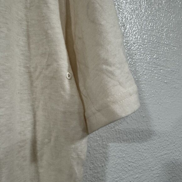 Ch. Carolina Herrera Mens Essential Oversized T Shirt Size Small Beige Crème - Picture 13 of 16